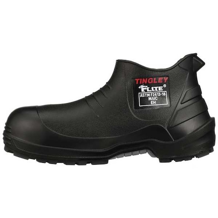 Unisex Flite Rubber Shoe, Composite Toe, 6 in Height, Black, M8/W10 MPN:27211