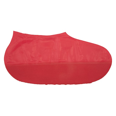Disposable Shoe Cover, Natural Rubber Latex, Red, 9 MPN:6332