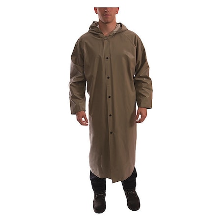 Magnaprene Flame Resistant Rain Coat, Tan, M MPN:C12168