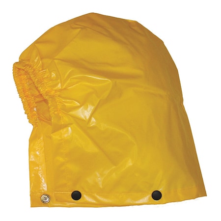 Iron Eagle Rain Hood, Yellw, Snaps, Nylon/Polyurethane MPN:H22147