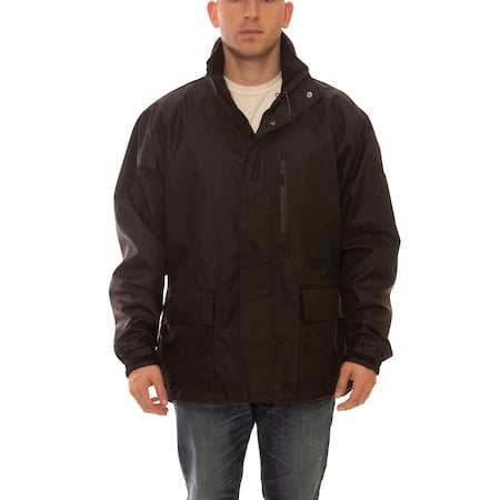 Jacket, Breathable Waterproof, S, Black MPN:J24113