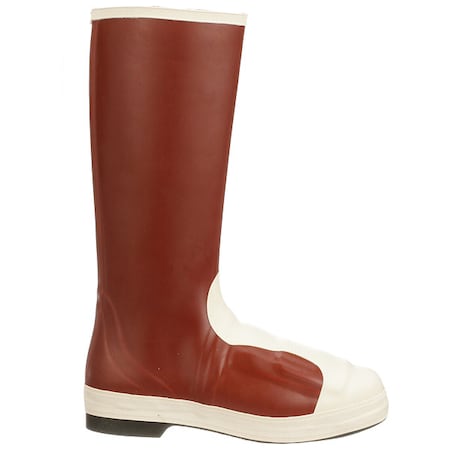 Unisex Pylon Tall Rubber Boot w/Met Guard, Steel Toe, Cream, Red, M13 MPN:MB916B.13