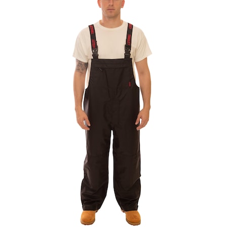 Overall, Breathable Waterproof, S, Black, 6 oz./yd2 Polyurethane on 300D Polyester, 28