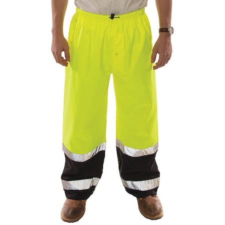 High-Visibility Pants, S, Black; Green; Yellow, Polyurethane MPN:P27122