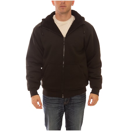 Sweatshirt, Hooded Zipper Insulated, 3XL MPN:S78143