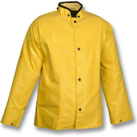Tingley® J12207 Magnaprene™ Storm Fly Front Jacket Yellow Hood Snaps Small J12207.SM