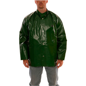 Tingley® Iron Eagle® Jacket - Green - Inner Cuffs/Storm Fly Front/Hood Snaps Small J22258.SM