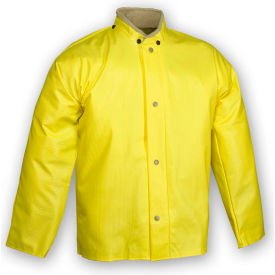 Tingley® J31207 Webdri® Storm Fly Front Jacket Yellow Hood Snaps 2XL J31207.2X