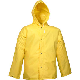 Tingley® J56107 DuraScrim™ Storm Fly Front Hooded Jacket Yellow Medium J56107.MD