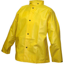 Tingley® J56207 DuraScrim™ Storm Fly Front Jacket Yellow Hood Snaps Small J56207.SM