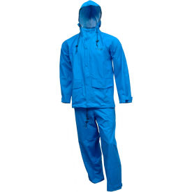 Tingley® S66211 Storm-Champ® 2 Pc Suit Royal Blue Attached Hood XL S66211.XL