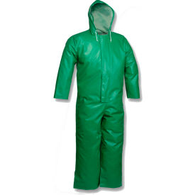 Tingley® V41108 SafetyFlex® Zipper Fly Front Hooded Coverall Medium V41108.MD