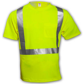 Tingley® S75022 Class 2 Short Sleeve T-Shirt Fluorescent Yellow XL S75022.XL