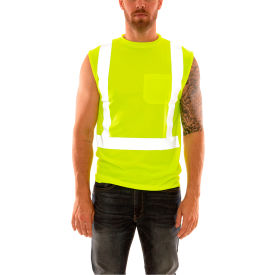 Tingley® Reflective T-Shirt Long Sleeve 1 Pocket Silver Tape Type R Class 3 Fl Lime SM S75222.SM