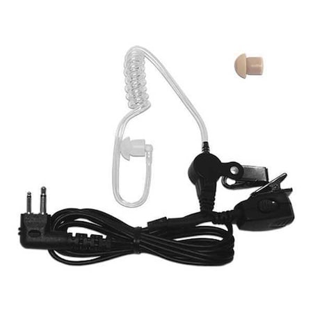 Ear Loop Earpiece, Two Pin Connector, Blk MPN:JD-V1603