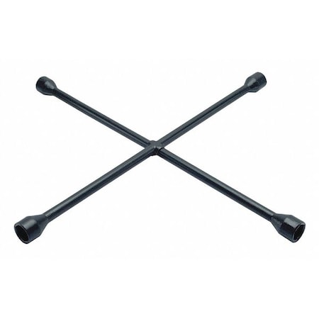 Lug Wrench, Steel, 4 Way Type, 25