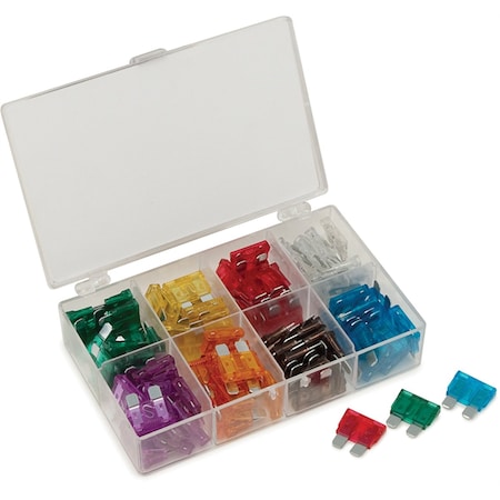 Automotive Fuse Kit, 96 Fuses Included, Not Rated MPN:TIT45227