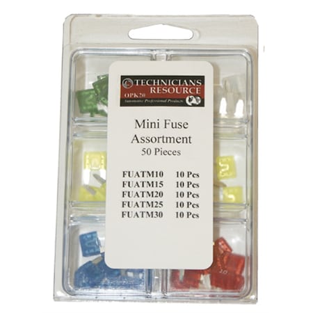 Automotive Fuse Kit, 96 Fuses Included, Not Rated MPN:TIT45229