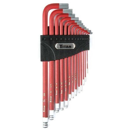 13 Piece SAE L-Shape Hex Key Set, 12713 MPN:12713