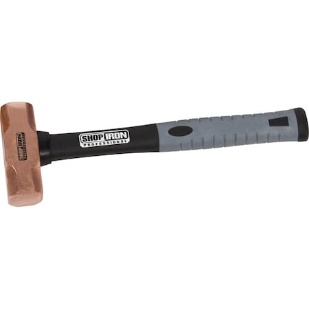 Non-Sparking Hammer, Brass, 3 lb. MPN:63040