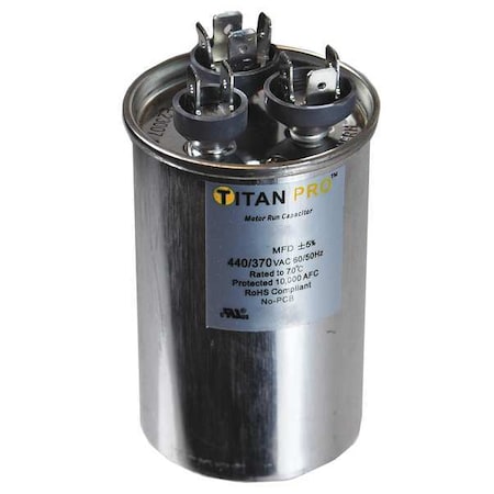 Motor Dual Run Capacitor, 370 to 440V AC MPN:TRCFD2015
