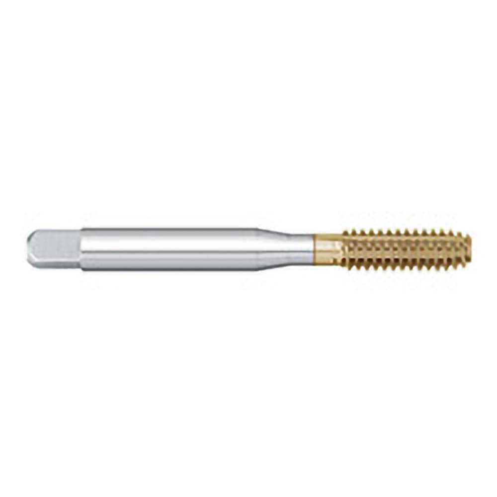 Thread Forming Tap: #2-56 UNC, 2B Class of Fit, Bottoming Chamfer, High-Speed Steel, Titanium Nitride Finish MPN:TT88411