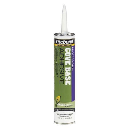 Construction Adhesive, Cove Base Plus Series, Beige, 10.5 oz, Cartridge MPN:3401