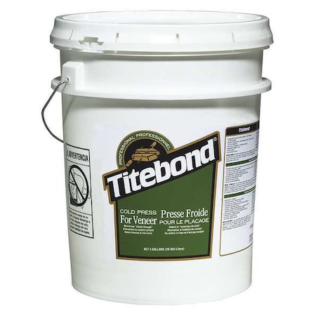 Panel Adhesive, Cold Press Veneer Series, White, 24 hr Full Cure, 3.5 gal, Pail MPN:5177