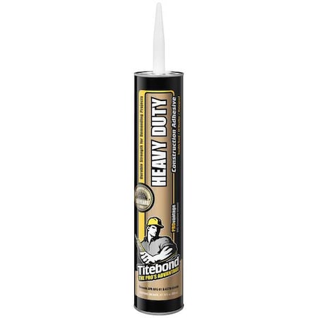 Construction Adhesive, PROvantage Heavy Duty Series, Clear, 28 oz, Cartridge MPN:5252