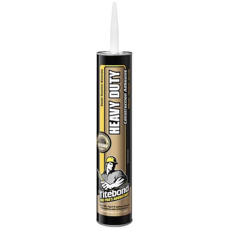 Construction Adhesive, Solvent-Based Heavy Duty Series, Light Tan, 28 oz, Cartridge MPN:5262