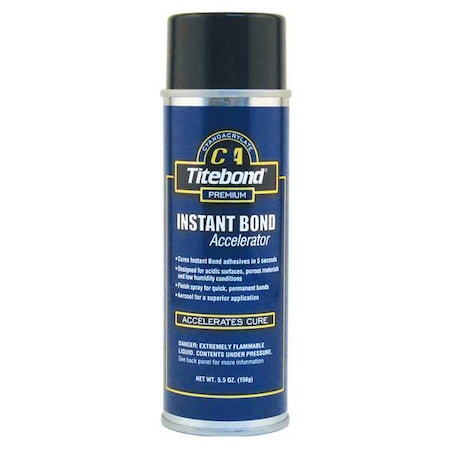 Floor Adhesive, Instant Bond Series, Black, 30 to 60 sec Full Cure, 5.5 oz, Aerosol Can MPN:6319