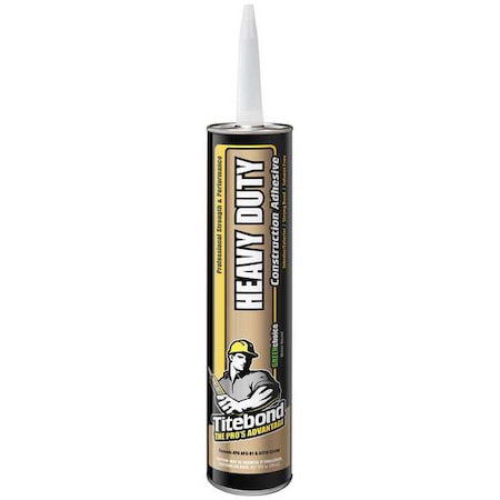 Construction Adhesive, GREENchoice Heavy Duty Series, Tan, 10 oz, Cartridge MPN:7471