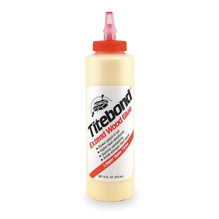 Wood Glue, Original Extend Series, Yellow, 24 hr Full Cure, 16 oz, Bottle MPN:9104