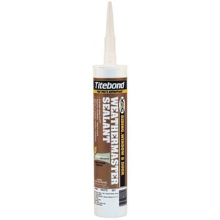 Polymer Sealant, 10 oz, Cartridge, White, Polymer Base, WeatherMaster MPN:44001
