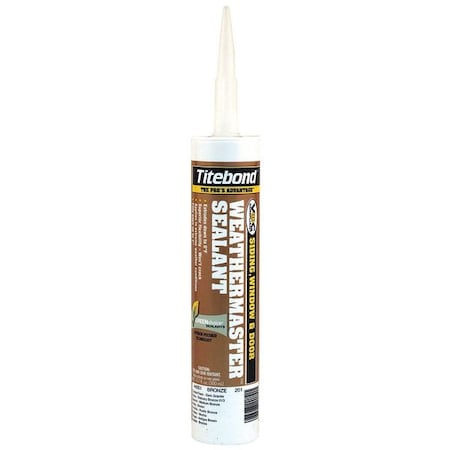 Sealant, 10 oz, Cartridge, Bronze, Polymer Base, WeatherMaster MPN:44051