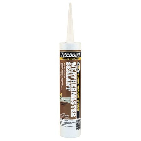 Sealant, 10 oz, Cartridge, Clay, Polymer Base, WeatherMaster MPN:44771B