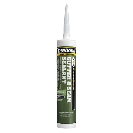 Gutter and Seam Sealant, 10 oz, Cartridge, Gray, Polymer Base MPN:7331