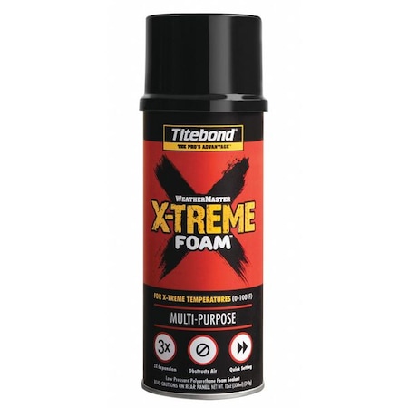 Spray Foam Sealant, 12 oz, Aerosol Can, 12 PK MPN:8521