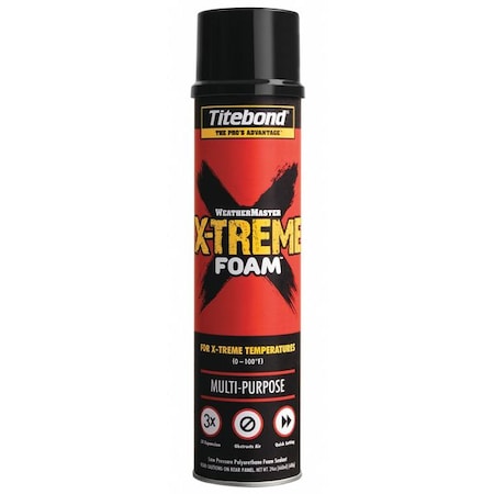 Spray Foam Sealant, 24 oz, Aerosol Can, 12 PK MPN:8522