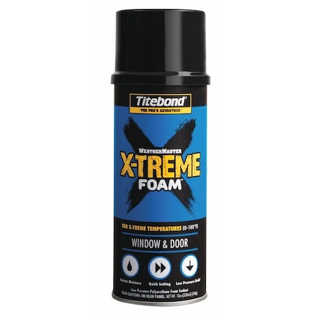 Spray Foam Sealant, 12 oz, Aerosol Can, 12 PK MPN:8531
