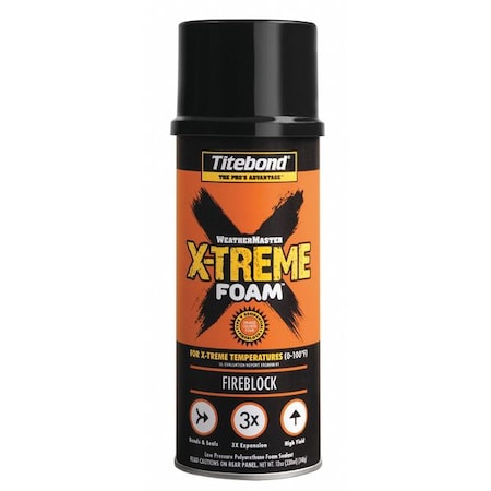 Spray Foam Sealant, 12 oz, Aerosol Can, Orange, 12 PK MPN:8541