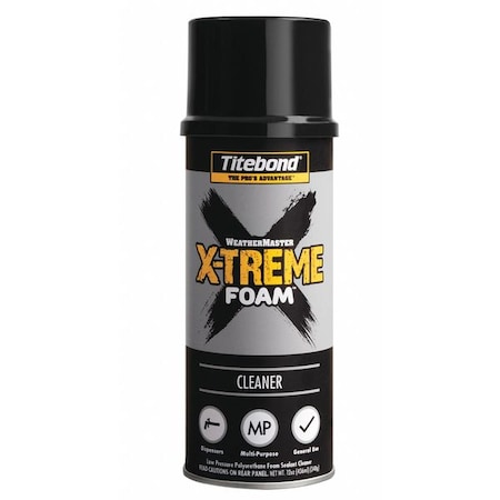 Foam Sealant Cleaner, 12 oz, Aerosol Can, Clear, 12 PK MPN:8551