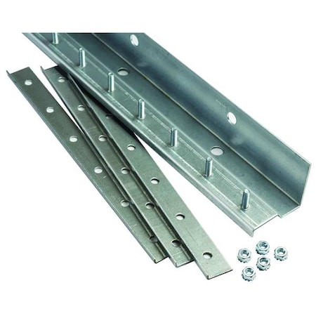 Strip Door Hardware, 3 ft., Aluminum MPN:999-00049