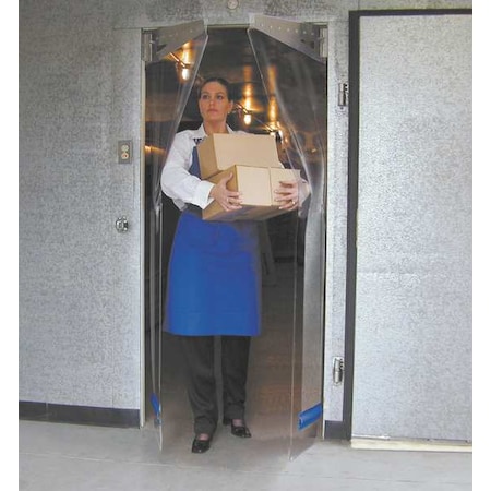 Flexible Swinging Door, 7 x 5 ft, Clear MPN:999-00100