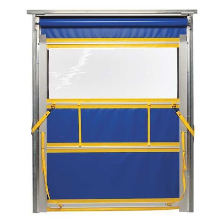 Roll-Up Door, Manual Slide, 8ft H x 8ft W MPN:999-00263