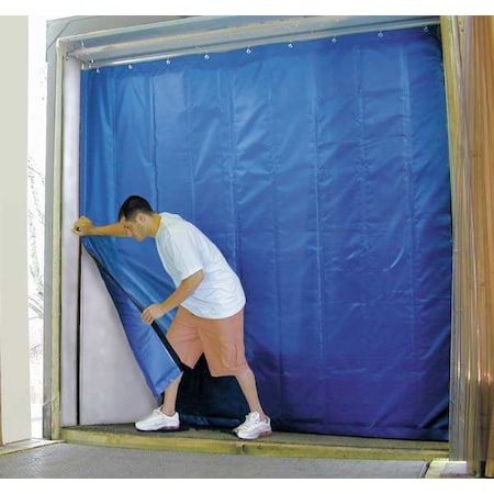 Insulated Truck Curtain, 8 ft H x 8 ft W MPN:999-00271