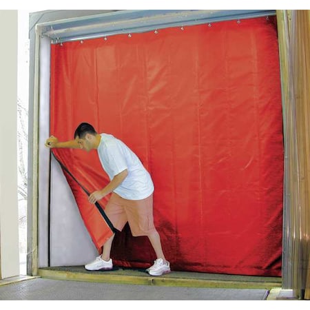 Insulated Truck Curtain, 8 ft H x 8 ft W MPN:999-00274