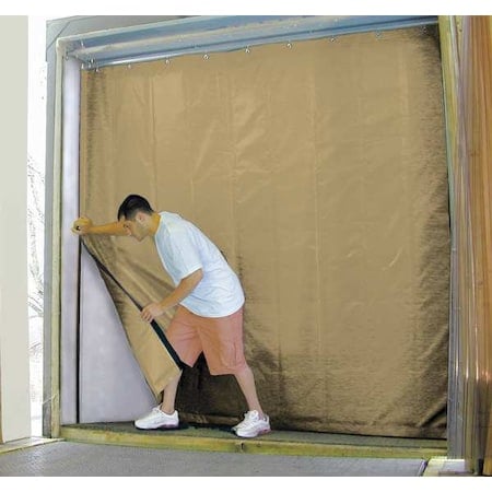 Insulated Truck Curtain, 8 ft H x 8 ft W MPN:999-00277