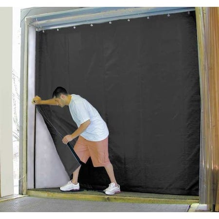 Insulated Truck Curtain, 8 ft H x 8 ft W MPN:999-00278
