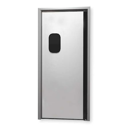 Light Impact Door, 7x6 ft, Stainless Steel MPN:999-00317
